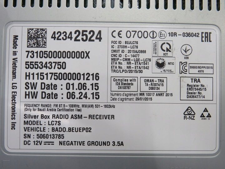 Магнитола заводская Opel DF 2-DIN, фото 3