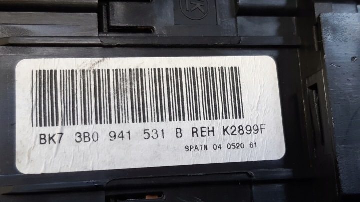 Выключатель света 3B0941331B Skoda Fabia II 1,4 16V, фото 3