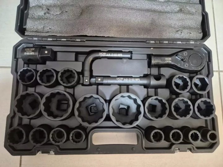 Комплект инструментов JCB насадки udarowe 3/4"-1" 26 элементов 6-kątnych, фото 2