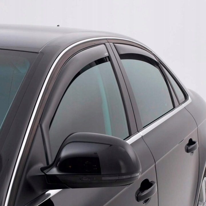 Дефлекторы ClimAir Car Comfort черные CLS003P0047D, фото 1