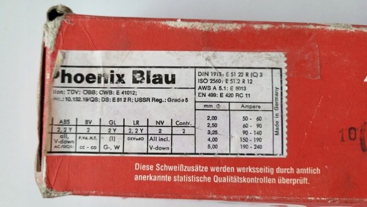 ELEKTRODY СВАРОЧНЫЙ THYSSEN SH BLAU 8541303 I FINCORD EN499 GWR, фото 5