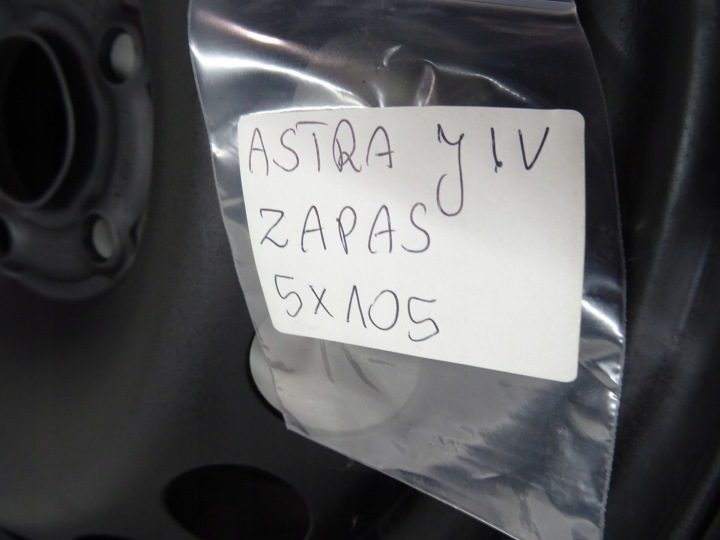 Штампованный диск Opel OE ASTRA IV J 7.0" x 16" 5x105, фото 2