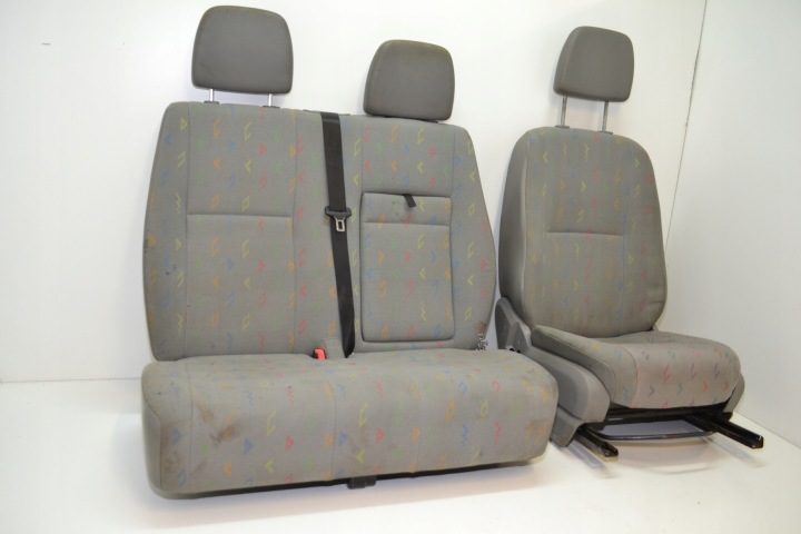 VW Crafter I Sprinter W906 сиденье пассажира правое переднее двойное диван, фото 8