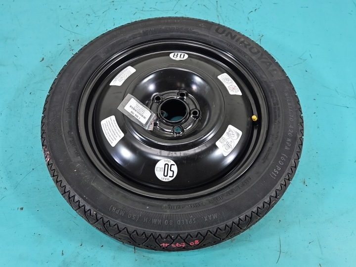 КОЛЕСО ЗАПАСНОЕ 17" ДОКАТКА PEUGEOT 508 II 18- R17 135/80, 5X108, фото 1