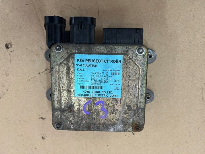БЛОК УПРАВЛЕНИЯ ГИДРОУСИЛИТЕЛЯ CITROEN C3 2002-2005 1.4 HDI 9649847780, фото 1