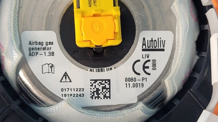 MERCEDES W254 X254 GLC ПОДУШКА БЕЗОПАСНОСТИ ВОДИТЕЛЯ AIRBAG A0008601901, фото 12