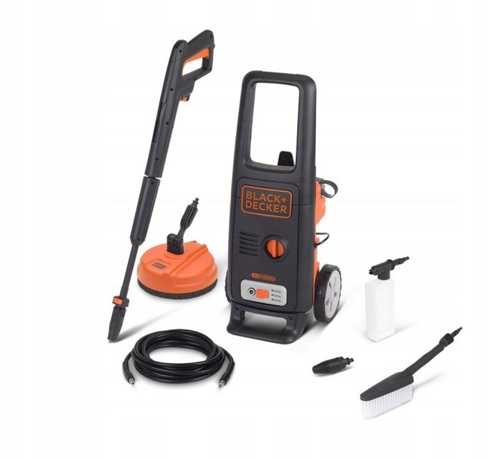 Мойка высокого давления Black+Decker 125 бар 1600 Вт, фото 1