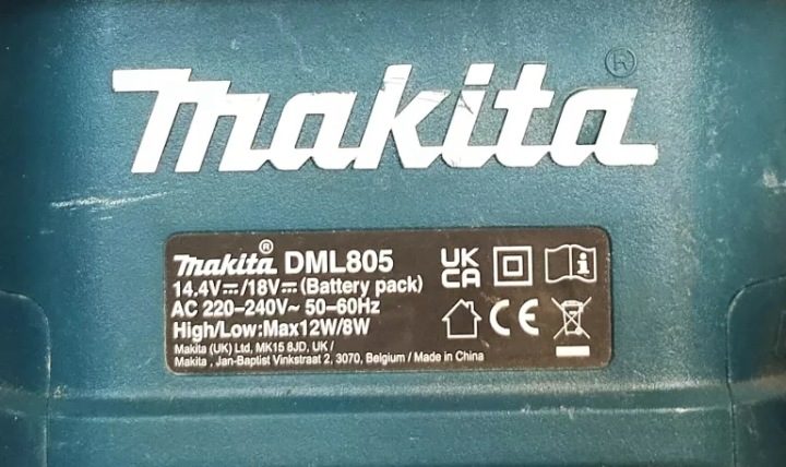 Фара строительная аккумуляторная сетевая Makita DML805 750 lm, фото 5