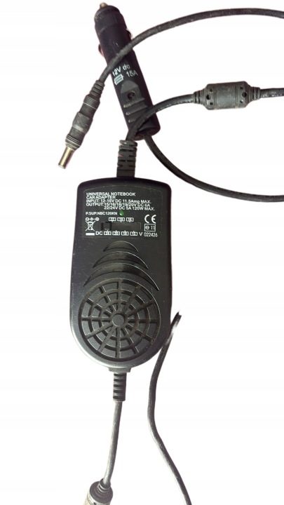 БЛОК ПИТАНИЯ АВТОМОБИЛЬНЫЙ DC 12-24V, ЗАРЯДНОЕ УСТРОЙСТВО 120W ДЛЯ LAPTOPA I NOTEBOOKA, фото 1