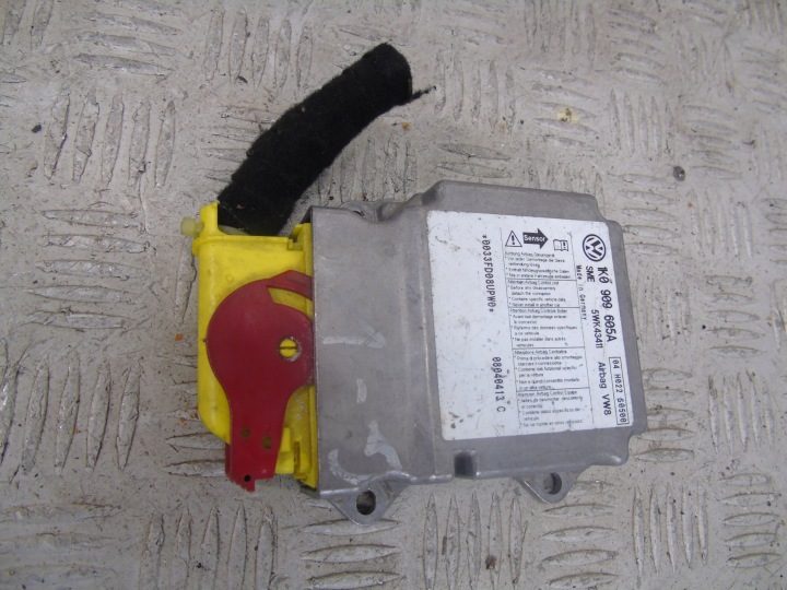 VW модуль датчик блок управления Airbag подушек воздушный 1K0909605A 5WK43411, фото 2