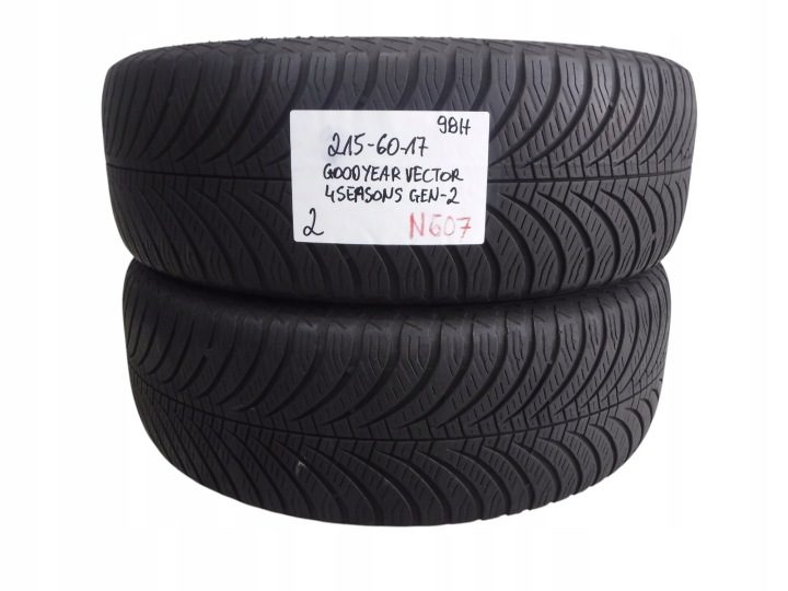 2× Шина всесезонная Goodyear Vector 4Seasons G2 215/60R17 96 H, фото 1