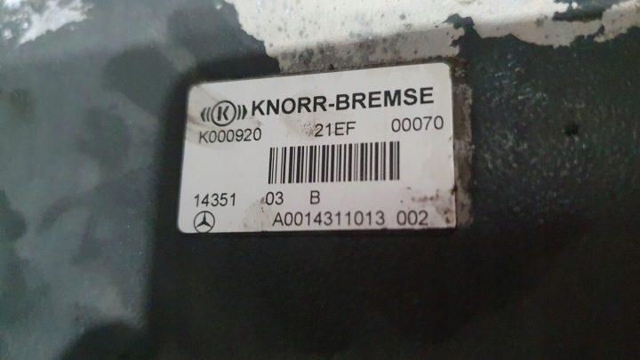 Клапан Модулятор EBS Mercedes Actros MP 4 A0014311013, фото 5