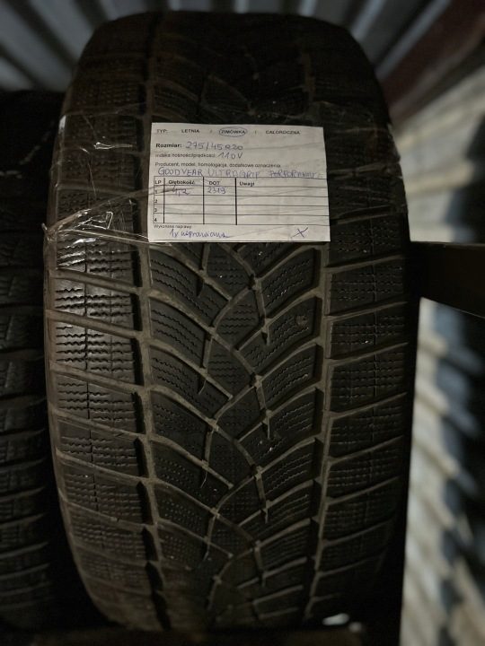 Шина зимняя Goodyear UltraGrip Performance ВНЕДОРОЖНИК GEN-1 275/45R20 110 В усилитель (XL), фото 2