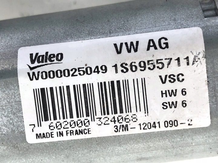 МОТОРЧИК ДВОРНИКОВ ЗАДНИЙ VW UP! 1S6955711A Хэтчбек ПРИВОД ПОВОДКА, фото 5