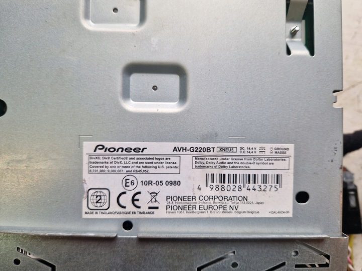 Pioneer AVH-G220BT установка 2-DIN USB CD BT магнитола, фото 2