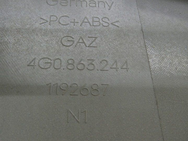 ЦЕНТРАЛЬНЫЙ ТОННЕЛЬ ПОДЛОКОТНИК КОЖА СЕРАЯ РЕШЕТКА LY7G 4G0863244 Audi A6 C7 4G, фото 10