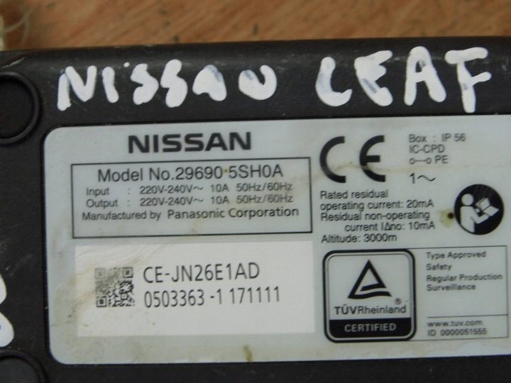 Nissan Leaf II (ZE1) зарядное устройство автомобиля электрического 296905SH0A, фото 4