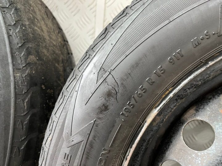Renault Megane II диски стальные колеса 15'' 4x100 ET45 6.5Jx15 комплект, фото 10