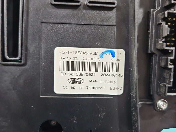 КОНСОЛЬ БЛОК УПРАВЛЕНИЯ ПЕЧКОЙ FORD MONDEO MK5 FS7T-18E245-AJB, фото 7