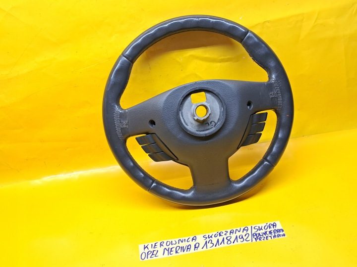 РУЛЬ КОЖАНЫЙ МУЛЬТИМЕДИЙНЫЙ OPEL MERIVA A 2003-2008r 13118192 ., фото 14