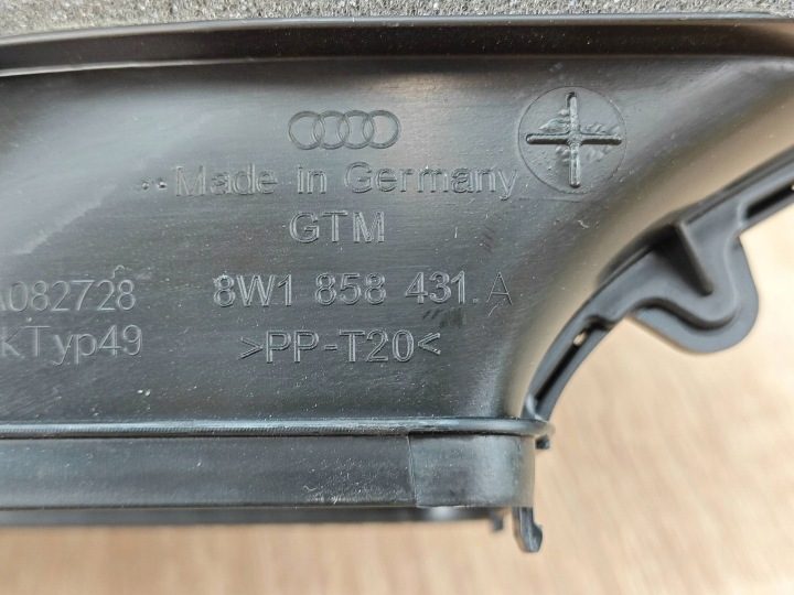 КАНАЛ ВОЗДУХОВОД КАБИНЫ ДЛЯ AUDI A5 F5 8W1858431A, фото 5