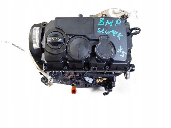 VOLKSWAGEN PASSAT B6 2005- ДВИГАТЕЛЬ В СБОРЕ ДИЗЕЛЬ BMP 2.0 TDI 183000 л.с., фото 1