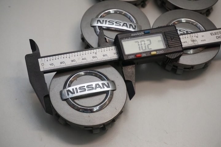 Оригинальные крышки 70/63mm NISSAN 40342-EB210 4X07A NSB2701011 grafitowe, фото 6