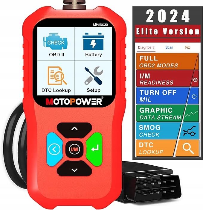MOTOPOWER MP69038 Автомобильный считыватель kodów OBD2, фото 1