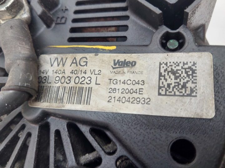 Генератор 03L903023L Skoda Octavia III 2.0 TDI, фото 8