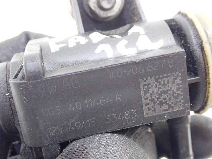 Вакуумный клапан оригинал 1K0906627B Skoda Fabia III 6V 1.4 TDI CUS 16 г., фото 4