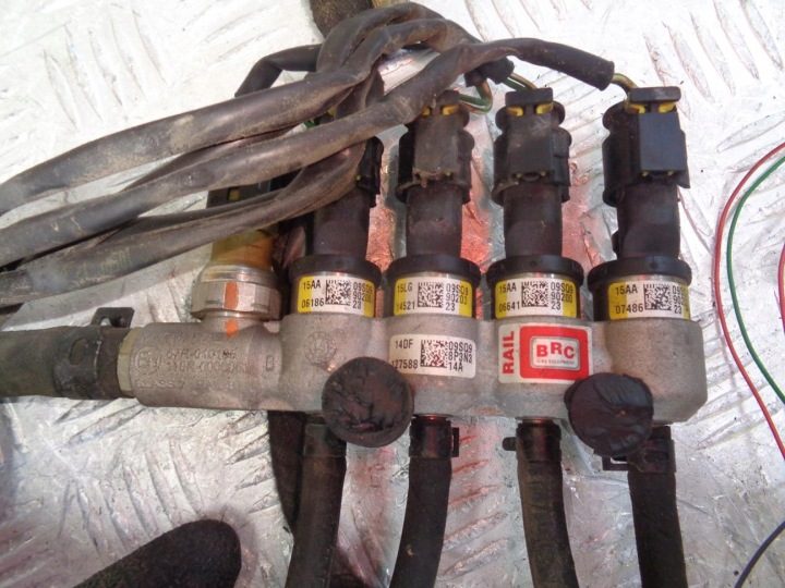 ПРОВОДКА ГАЗ СЕКВЕНЦИЯ ГБО BRC DE817010 4 ЦИЛ., фото 7