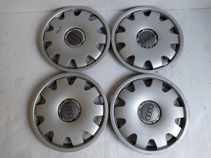 4× Колпак Audi OE Оригинальный 16" серебристый, фото 4