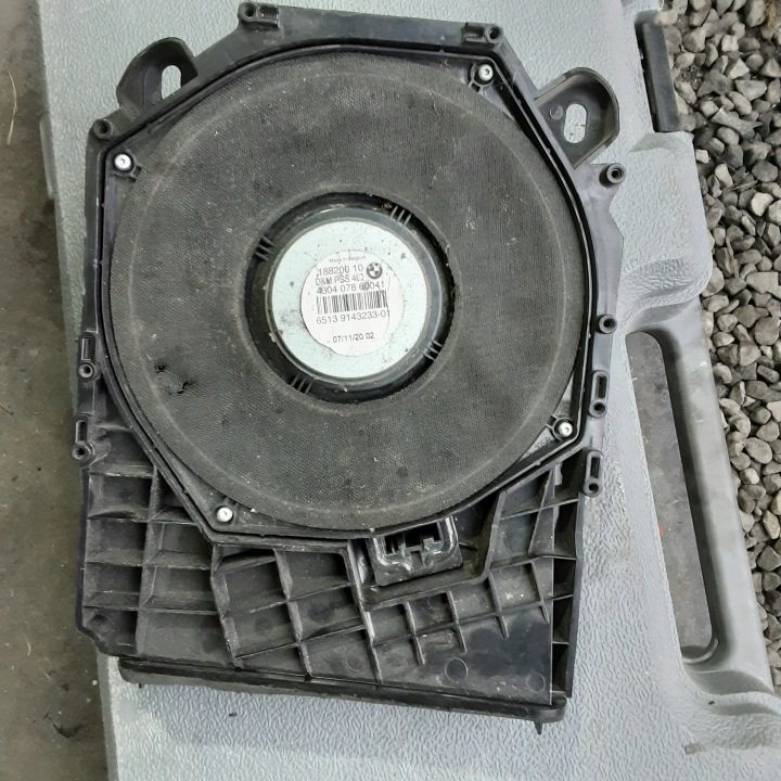 Динамик низкочастотный под сиденье BMW e90 e87 9143233-01 2×pin, фото 1