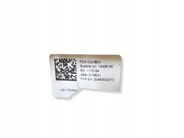 ДВИГАТЕЛЬ ЭЛЕКТРИЧЕСКИЙ КОРОБКА EV Fiat 500E 46348460 10436190 00463532, фото 4