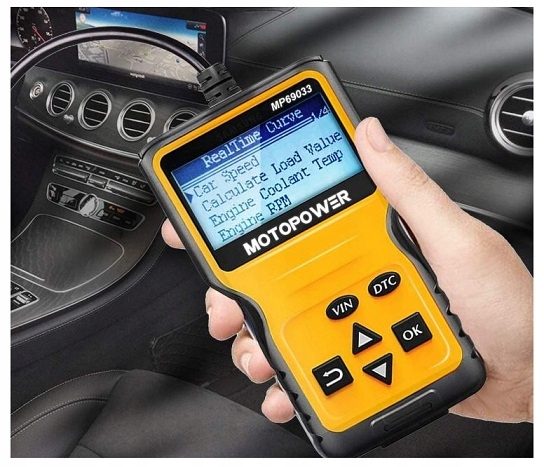 ТЕСТЕР ДИАГНОСТИЧЕСКИЙ OBDII/EOBD MOTOPOWER MP69033, фото 2