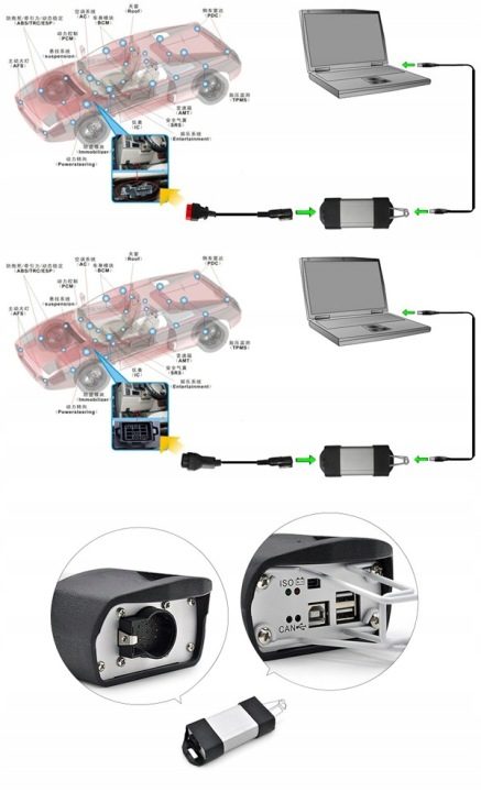 Renault CAN CLIP Dacia интерфейс зонд OBD v237 PL, фото 4