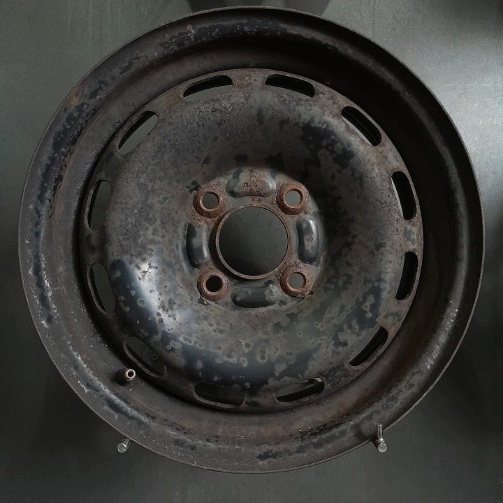 4× Штампованный диск KFZ 5.5" x 14" 4x108 ET 37,5, фото 4