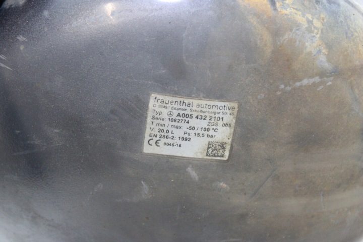 MERCEDES ACTROS MP4 БАЛЛОН AROCS ANTOS РЕСИВЕР 20L A0054322101, фото 12