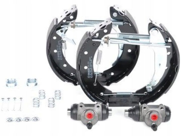Bosch 0 204 114 554 Комплект колодок тормозных барабанных Plus cylinderki, фото 1