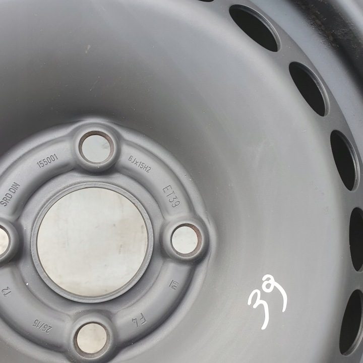 Штампованный диск OPEL 6.0" x 15" 4x100 ET 39, фото 6