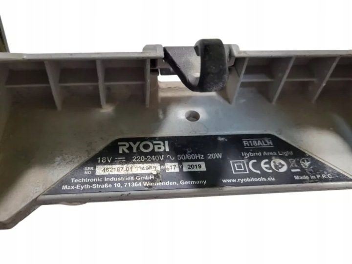 Лампа переносная противотуманная фара LED аккумуляторная 1800Lm 18V ONE+ RYOBI RLFD18-0, фото 2