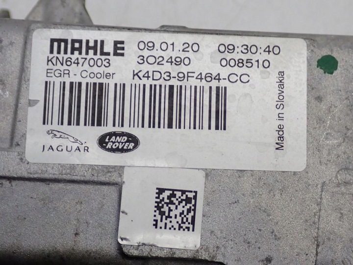 РАДИАТОР EGR EGR K4D3-9F464-CC JAGUAR F-PACE X761 2.0D 204DTH 20 г., фото 7