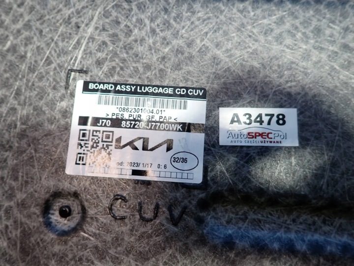 Пол багажника KIA Xceed 19 г.> 85720-j7700WK, фото 3