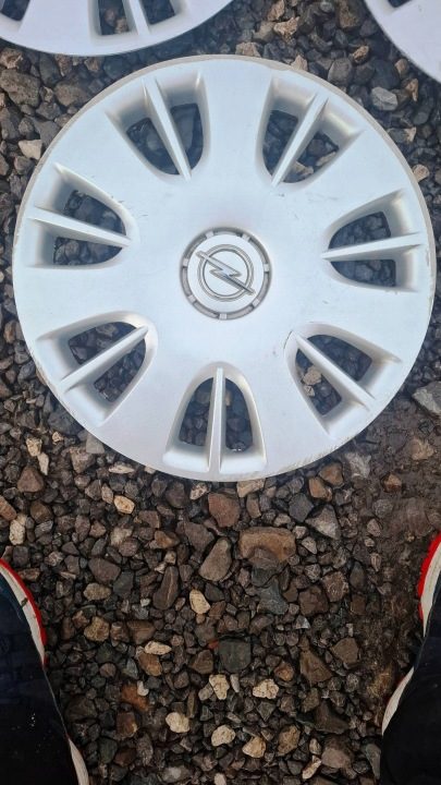 Колпак Opel OE оригинальный 15" серебристый, фото 1