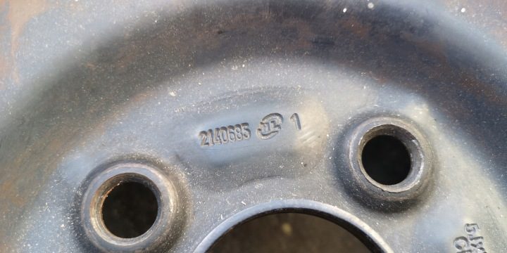 Штампованный диск Toyota OE 2140685 5.0" x 14" 4x100 ET 39, фото 9