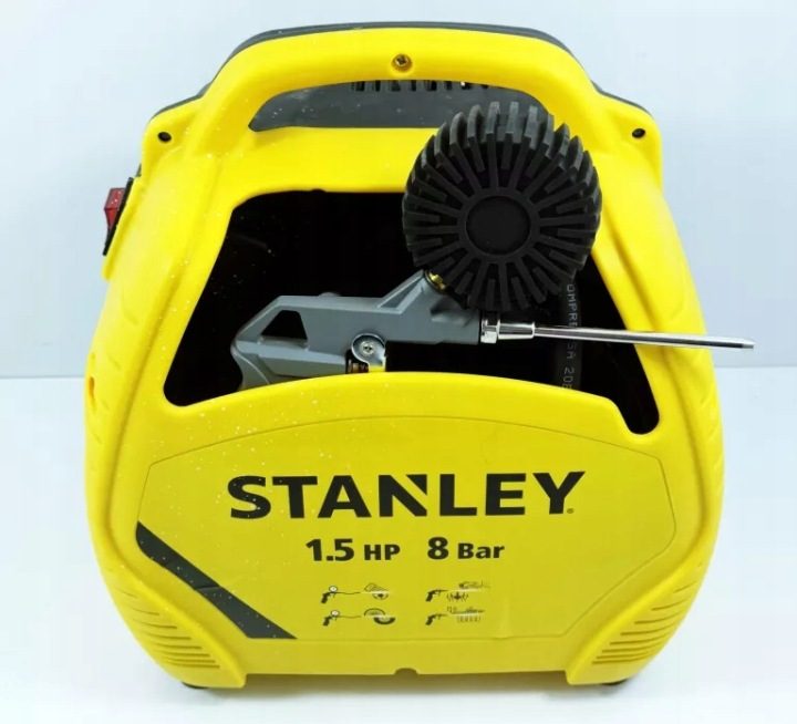 Компрессор безмасляный 1100 Вт Stanley AIR Комплект 1.5 л.с. 8 бар +, фото 2