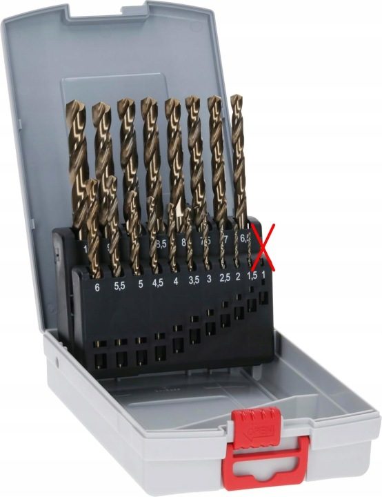 Bosch комплект wiertła для металла 1-10mm HSS-Co 19 шт., фото 1