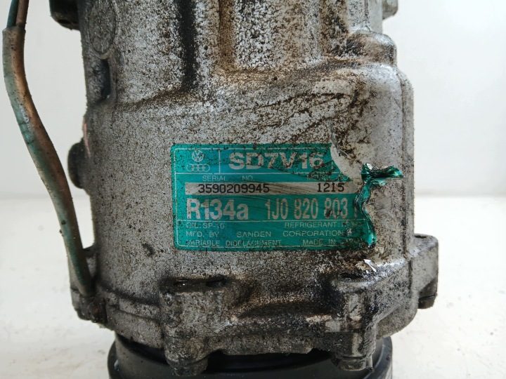 VW GOLF IV SEAT LEON I AUDI A3 8L КОМПРЕССОР КОНДИЦИОНЕРА 1J0820803F, фото 5