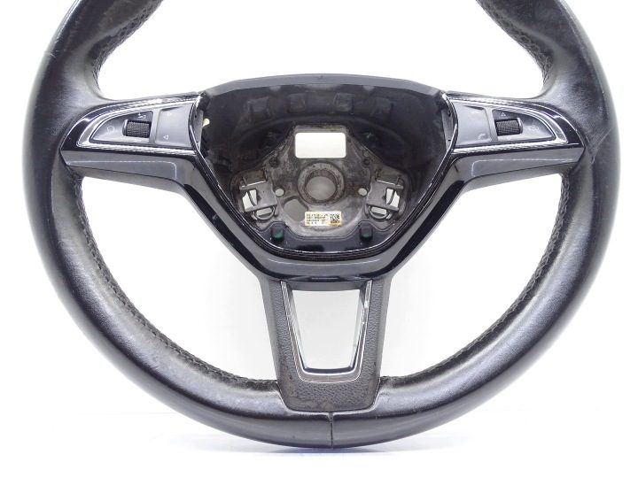 РУЛЬ КОЖАНЫЙ МУЛЬТИФУНКЦИОНАЛЬНЫЙ SKODA SUPERB III 3V 3V0419091L, фото 4