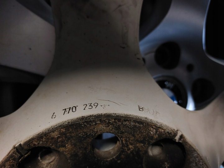 КОЛЕСА ЛИТЫЕ ДИСКИ 17" 225/45R17 BMW 5x120 ОРИГИНАЛЬНЫЕ ШИНЫ 7-8mm DOT 4522, фото 8